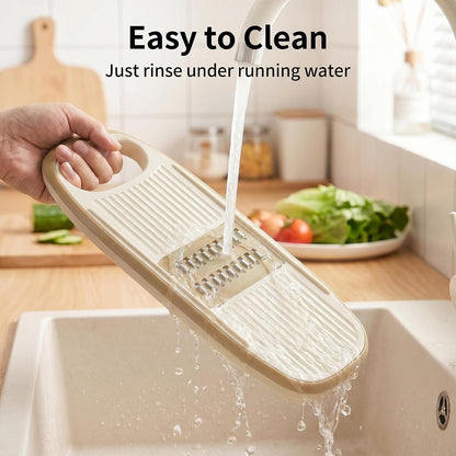 NACOLUS Handheld Mandoline Slicer for Kitchen,3 Blades with Hand Guard