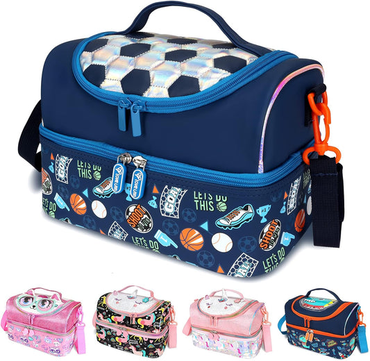 RLGPBON Lunch Bag Kids,Boys Lunch Box,Space Lunch Bag Toddler Teen Boys,School Daycare Cute Travel bags