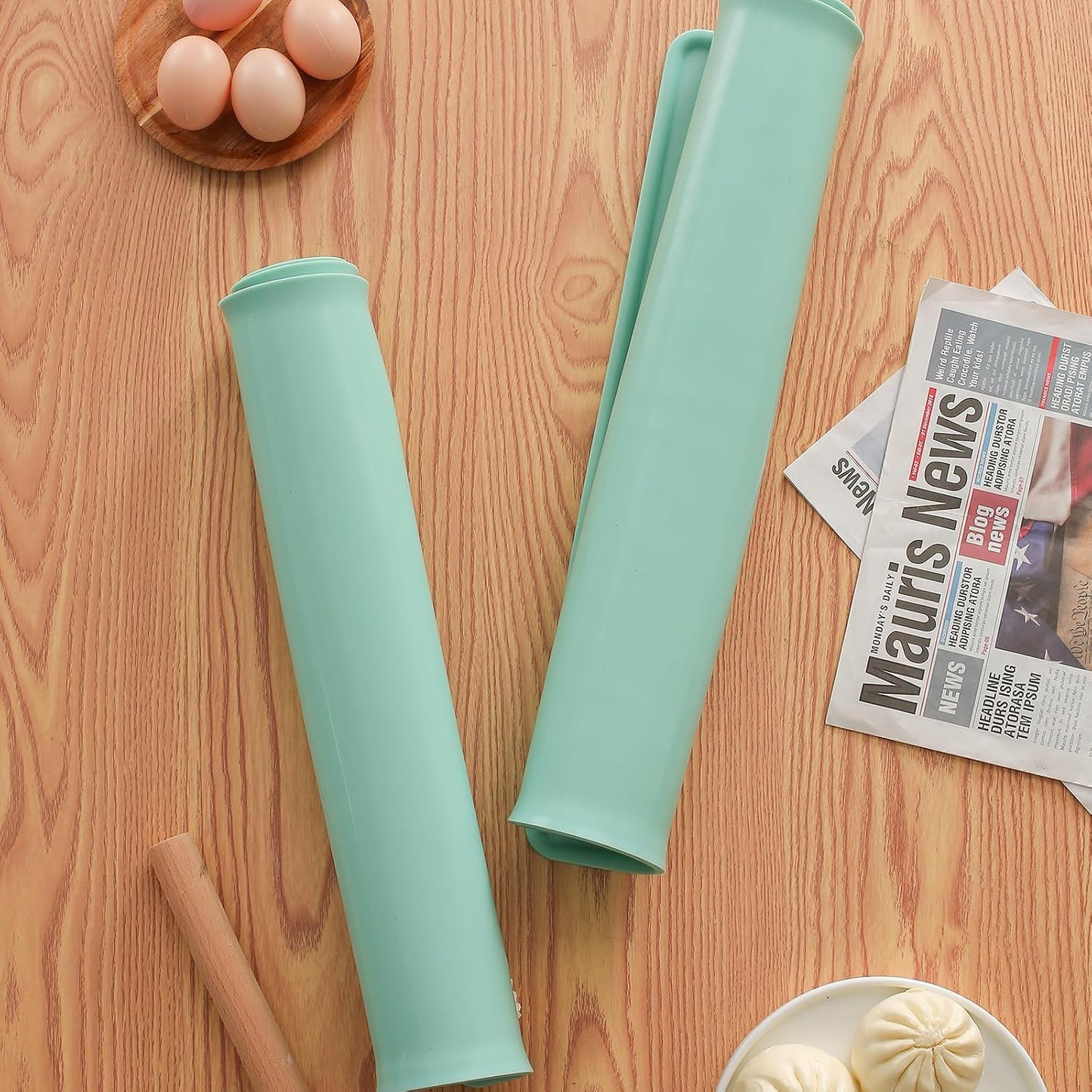 Silicone Baking Mat, 24"X16" Extra Large Non-stick Silicone Mat With High Edge, Food Grade Silicone Dough Rolling Mat For Making Cookies, Macarons, Multipurpose Mat, Countertop Mat, Placemat
