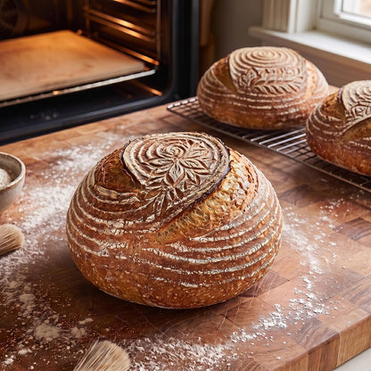 9'' Round Sourdough Banneton Bread Proofing Basket, Set of 2