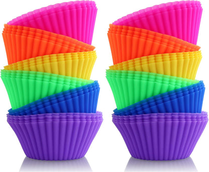 New Star Foodservice 44270 Reusable Silicone Baking Cups and Cupcake Liners, Set of 24