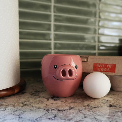 Novelty Egg Separator – Funny Egg Yolk Separator, Easy Egg White Separator for Baking & Cooking, 3.5” x 3 - Cow