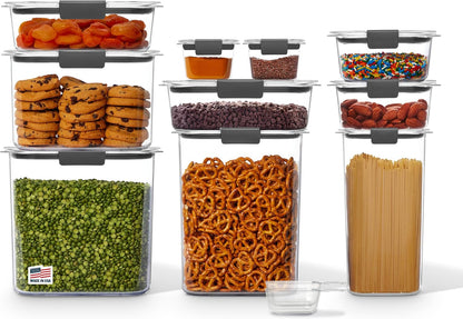 Rubbermaid Brilliance Pantry Airtight Food Storage Container, BPA-Free 7.8 Cup, Ideal for Brown Sugar - Efficient, Leak-Proof and Dishwasher-safe