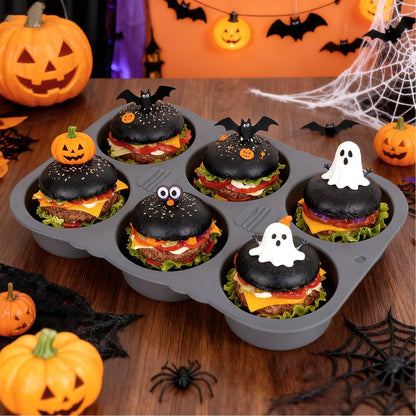 24 Pack Reusable Silicone Cupcake Baking Cups, 2.96 inch Multicolor Cups, Non-stick Muffin Liners for Weddings, Birthday, Party Halloween Christmas