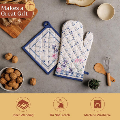 Maison d' Hermine Pot Holders 100% Cotton Potholders (8" x 8") - Colors A