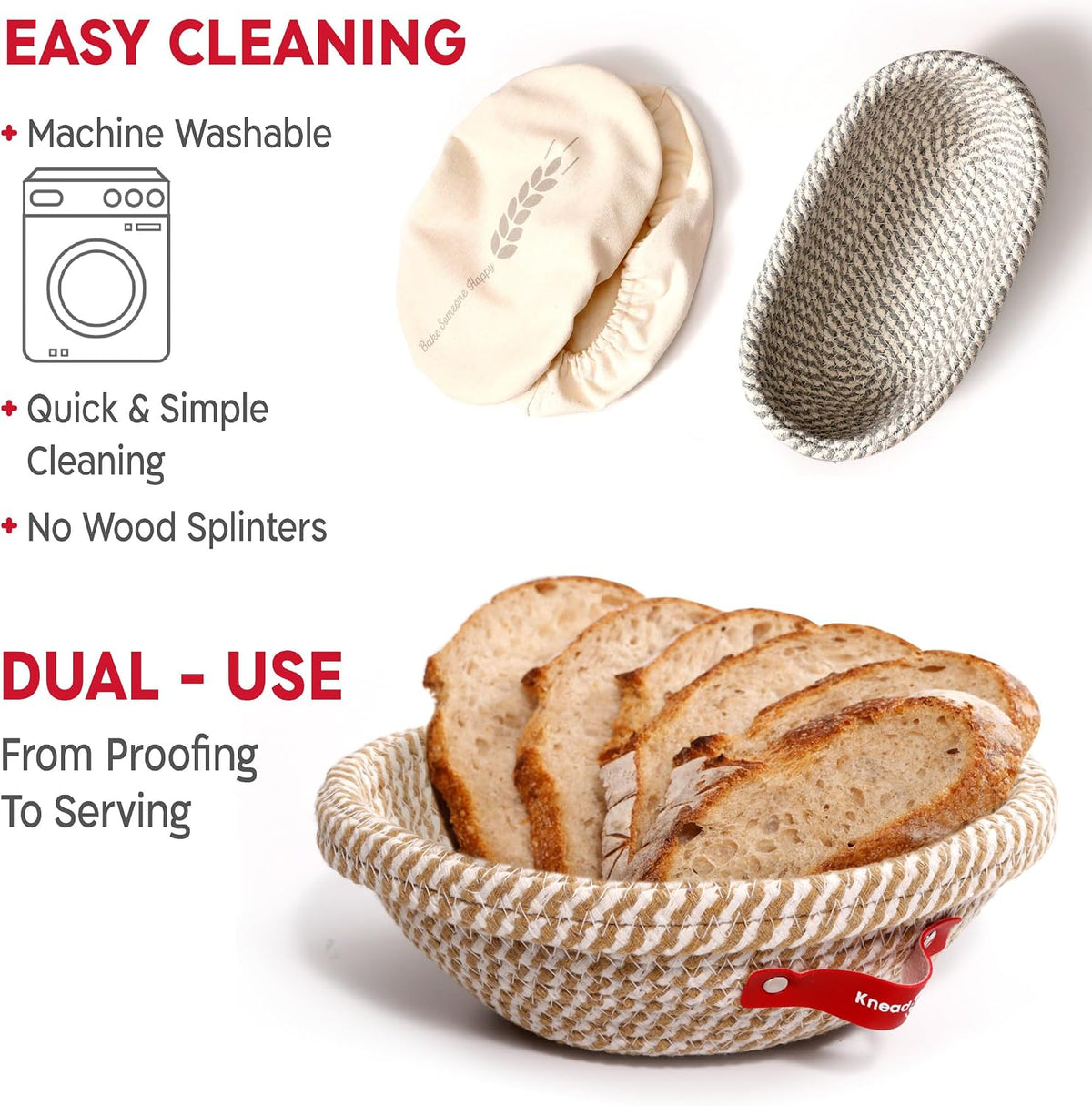 KneadAce Essential Sourdough Starter Kit - Artisan Bread Baking Tools