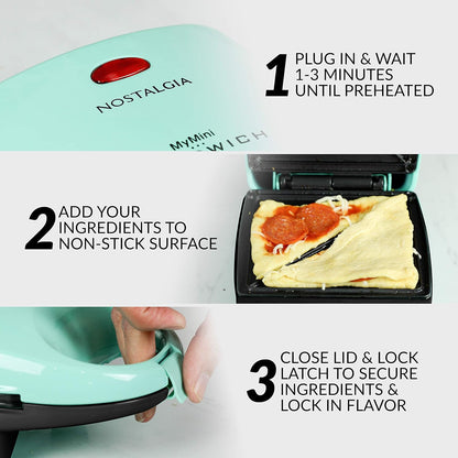 Nostalgia Retro Electric Large Hard-Boiled Egg Cooker, 7 Capacity, Poached, Scrambled, Omelets, Whites, Sandwiches, for Keto & Low-Carb Diets, Aqua