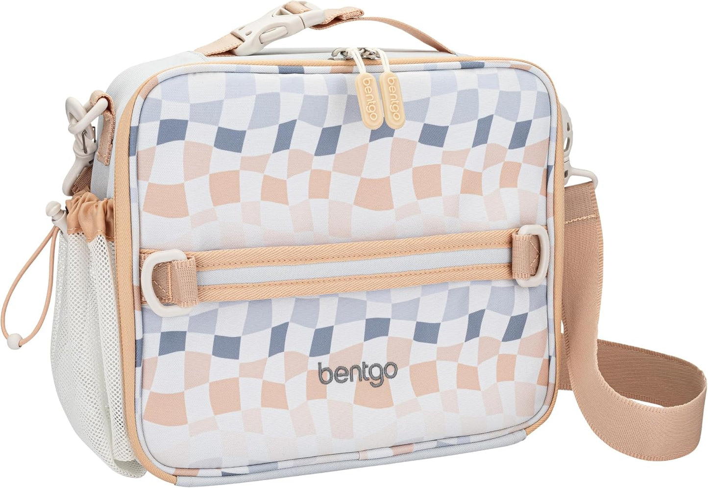 Bentgo Kids Lunch Bag - Durable, Double-Insulated Lunch Bag for Kids 3+; Holds Lunch Box, Water Bottle, & Snacks; Easy-Clean Water-Resistant Fabric & Multiple Zippered Pockets (Mermaid)