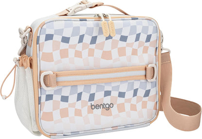 Bentgo Kids Lunch Bag - Durable, Double-Insulated Lunch Bag for Kids 3+; Holds Lunch Box, Water Bottle, & Snacks; Easy-Clean Water-Resistant Fabric & Multiple Zippered Pockets (Mermaid)