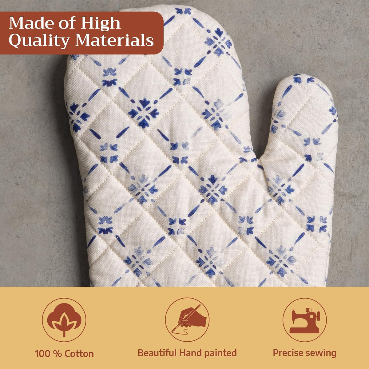 Maison d' Hermine Pot Holders 100% Cotton Potholders (8" x 8") - Colors A