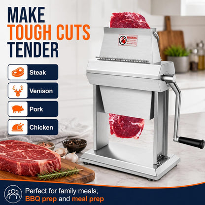 YBSVO 7" Commercial Meat Tenderizer Machine