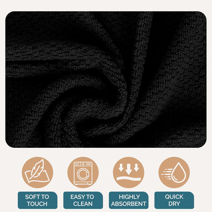 Casa Platino Potholders for Kitchens, 8-Piece – 500°F Heat Resistant Oven Mitts and Pot Holders, Mini Oven Mitt with Silicone Grip, 2 Kitchen Towels & 2 Dish Cloths – Durable & Non-Slip – Canyon Rose
