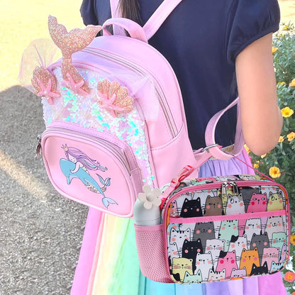 RLGPBON Kids Lunch Bag,Insulated Lunch Box for Girls,Lunch Bag Toddler Teen,School Daycare Cute Travel bags