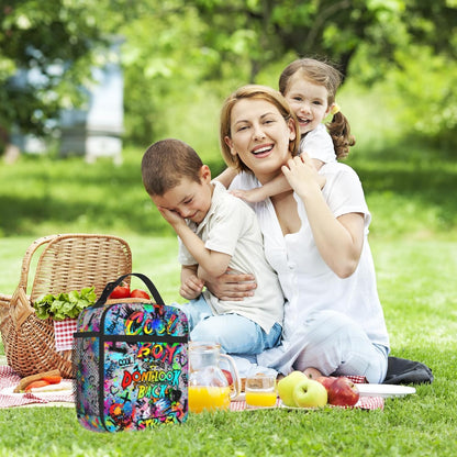 Boys Lunch Box for School Insulated Football Lunch Bag for Kid Boys Girls Teen Bento Boxes to School Office Picnic Travel Hiking Lunchbag Waterproof Leakproof with Adjustable Shoulder Strap