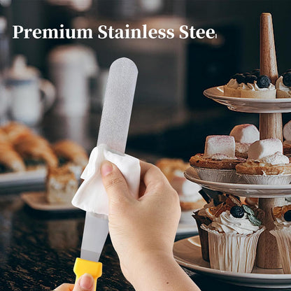 Offset Spatulas, Icing Spatula for Cake Decorating and Frosting, 6",8",10"