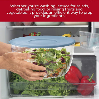 Guzzini Twist & Dry Salad Spinner, Blue 170900134