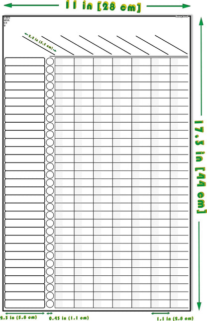 Multi-use Magnetic to-Do List Board Chore Chart List Goal Planner Task Habit Tracker Monthly Weekly Daily Homework Child Calendar Family Wedding Checklist Chirstmas Gift Kitchen Fridge Dry Erase Board