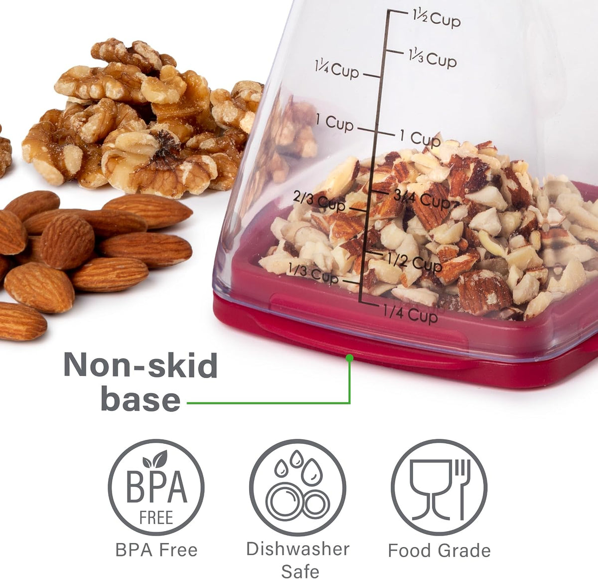 Progressive International Prepworks NUT Chopper, One Size (White)