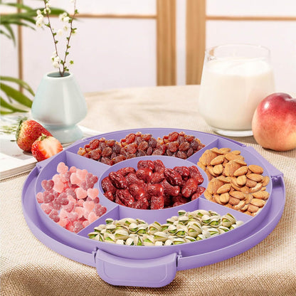 10 Inch Portable Cake Stand Carrier Holder with Lid and Handle Round Cake Storage Containers Cupcake Plastic Cake Cover Holder for Transport Red
