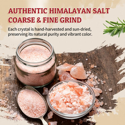 52USA Himalayan Pink Salt, Coarse Grain 1 lb, Salt for Grinder Refill