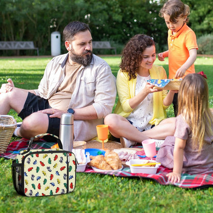 esouler Lunch Box Kids Insulated Lunch Bag for Boys & Girls Durable Children Lunchbox for School with Water Bottle Holder-Black