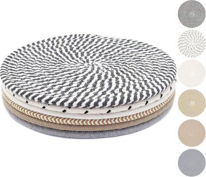 10 Inch Trivets for Hot Dishes, Hot Pots and Pans, 5 Pcs