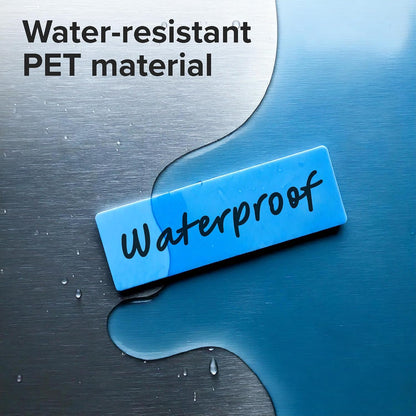 Dry Erase Magnetic Labels - Reusable Sticky Notes - Notepads for Refrigerator - Dry Erase Magnet Sheets - Blank Magnet Stickers to Write On - Magnets for Whiteboard Classroom Fridge