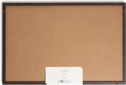 U Brands Framed Magnetic Weekly Calendar Dry Erase White Board, Office Supplies, Black Frame, with Marker, Magnet, 11” x 18”