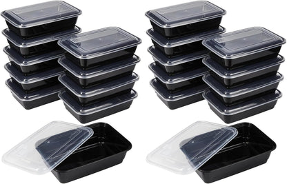 GoodCook Meal Prep Containers, Single Compartment 10-Pack