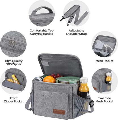 Maelstrom Lunch Box for Men,Insulated Lunch Bag Women/Men,Leakproof Lunch Cooler Bag, Lunch Tote Bag