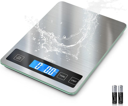Food Scale, 33lb Kitchen Scale with 1g Precision, USB-C Rechargeable