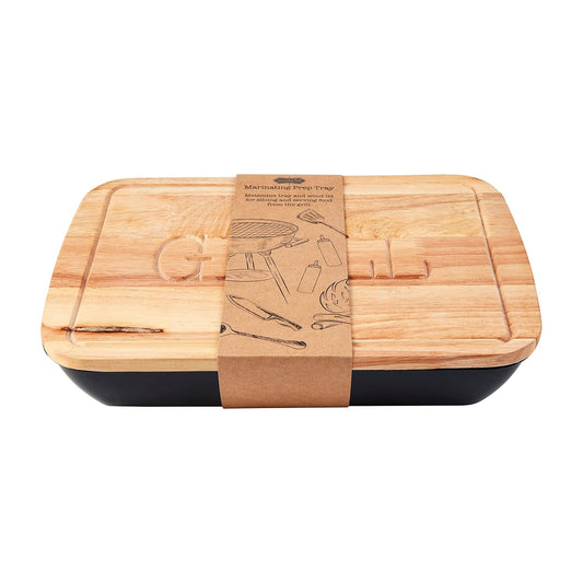 Mud Pie Melamine Tray and Board Set, Tray 5 1/2" X 13" | Spoon 5 1/2"