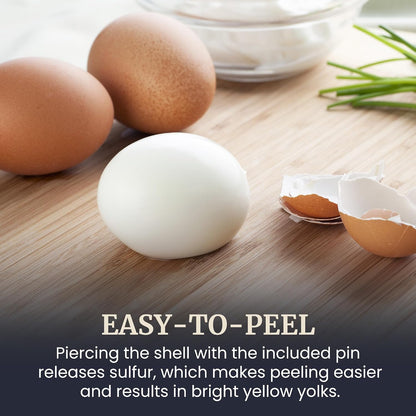 Elite Gourmet 14-Egg Two-Tier Egg Cooker, Steel Plate, Auto Shut-Off