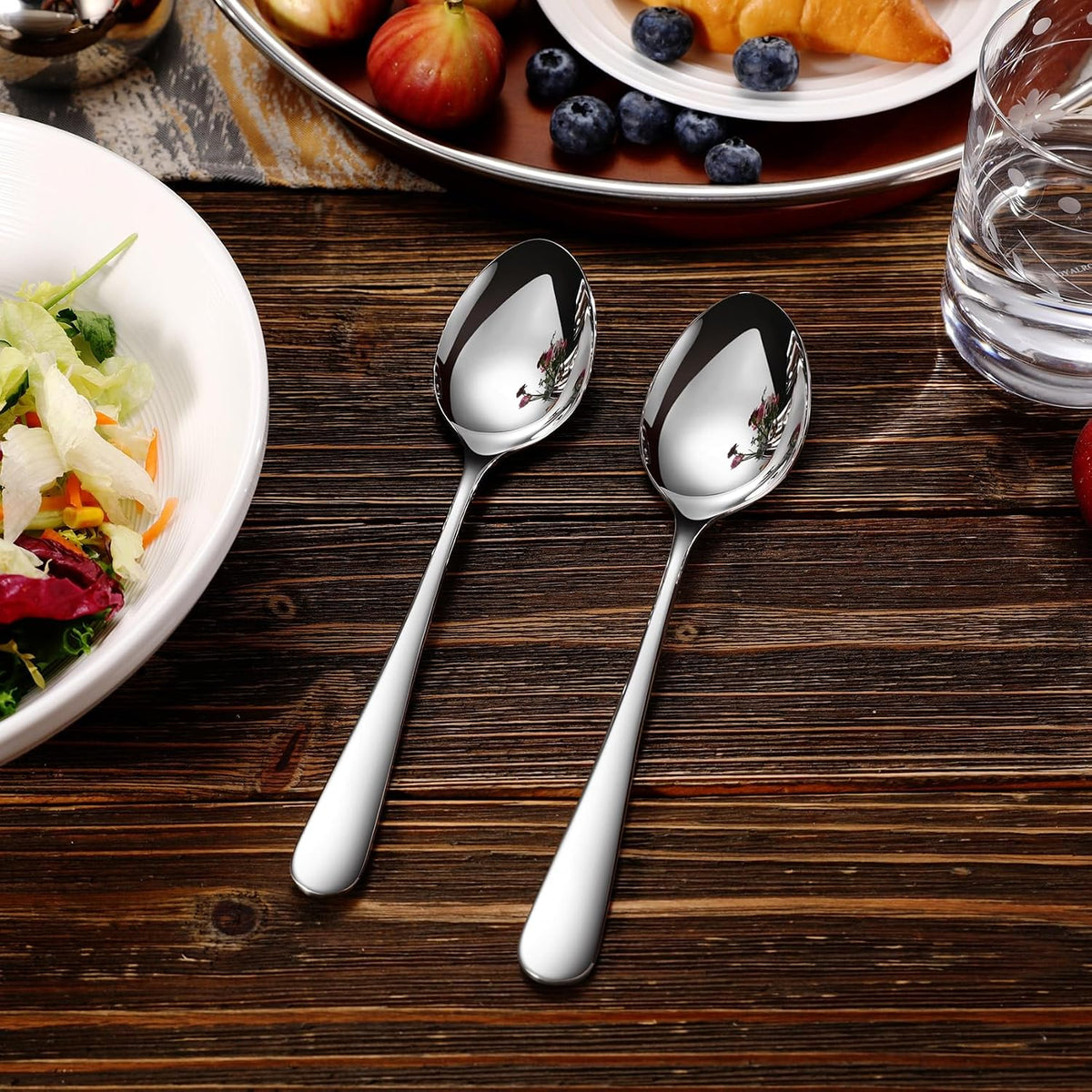 KEAWELL Premium Louise 9-Inch Slotted Serving Spoon (Slotted Spoon)