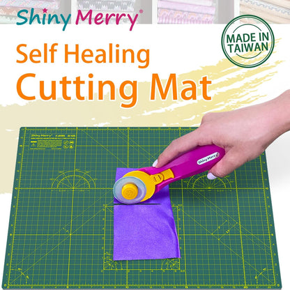 Self Healing Cutting Mat A3 12"x 18" Double Sided Pink Mat