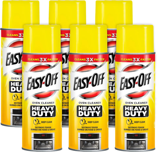 Easy-Off Heavy Duty Oven Cleaner Foam, Removes Grease & Burned-On Food, For Ovens, Grill Grates & More 14.5oz