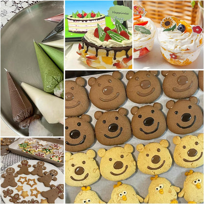 18 Inch Pastry Bags, 200 PCS Piping Bags Disposable