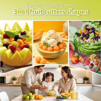 Melon Baller Scoop Set, Fruit Carving Set, Fruit Platter Tools