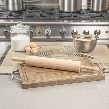 Restaurantware 12 in Wood Beech Asian Dowel Rolling Pin