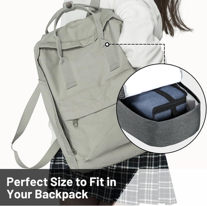 MIER Small Lunch Bag for Kids & Adults Compact Insulated Lunch Box Portable Thermal Mini Cooler for Work School Travel, Bluesteel