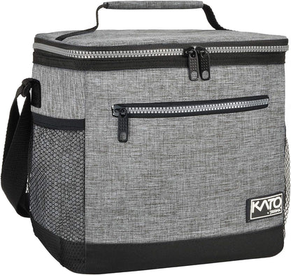 Tirrinia Insulated Lunch Box for Men/Women, Leakproof Lunch Bag for School Work, Large Lunch Tote Kids Boys Girls Student Back to School, Soft Cooler Office Picnic Beach Camping for Adults, Charcoal