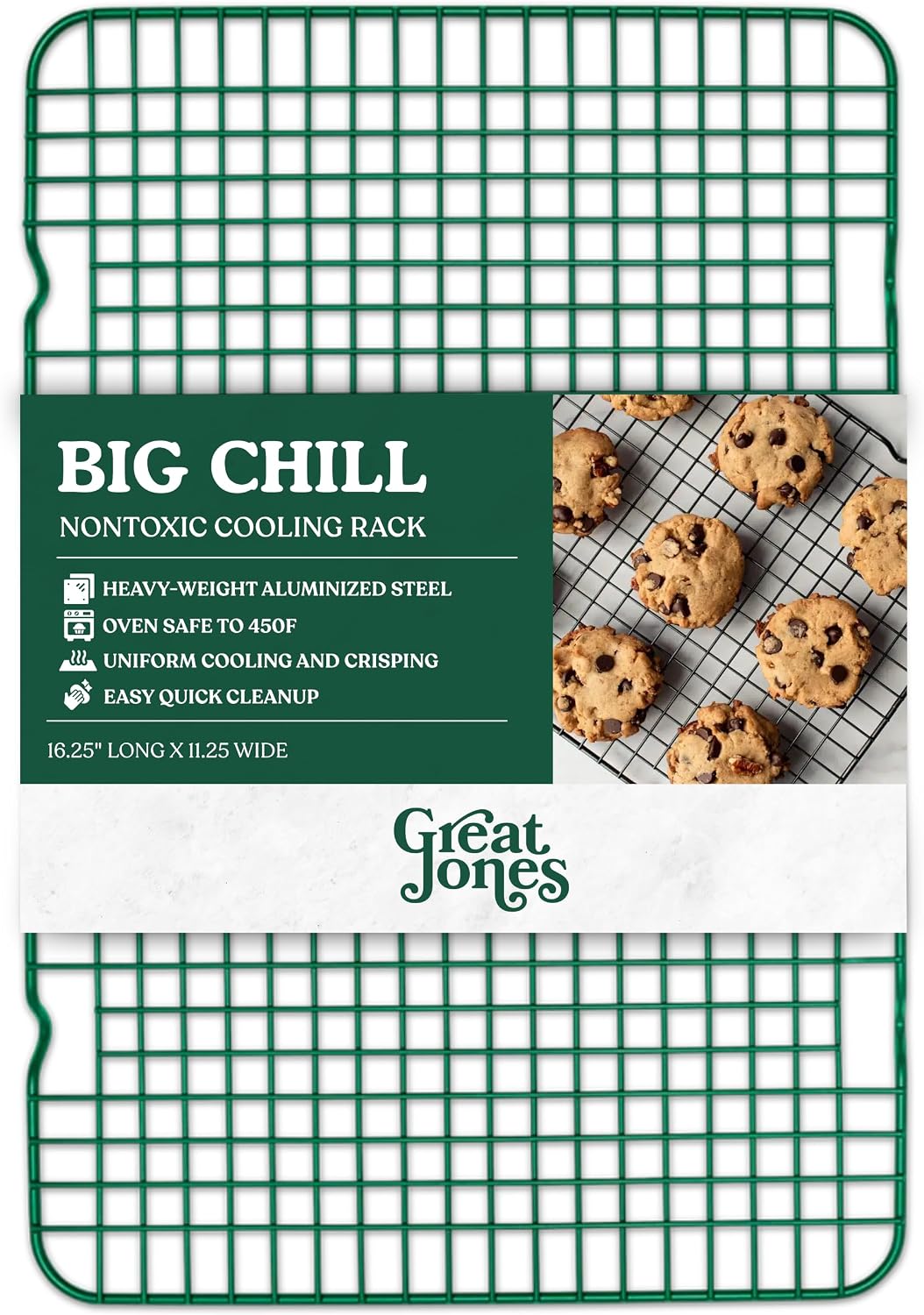 Great Jones Non Stick Wire Cooling Rack (Blueberry) – Fits Half Sheet