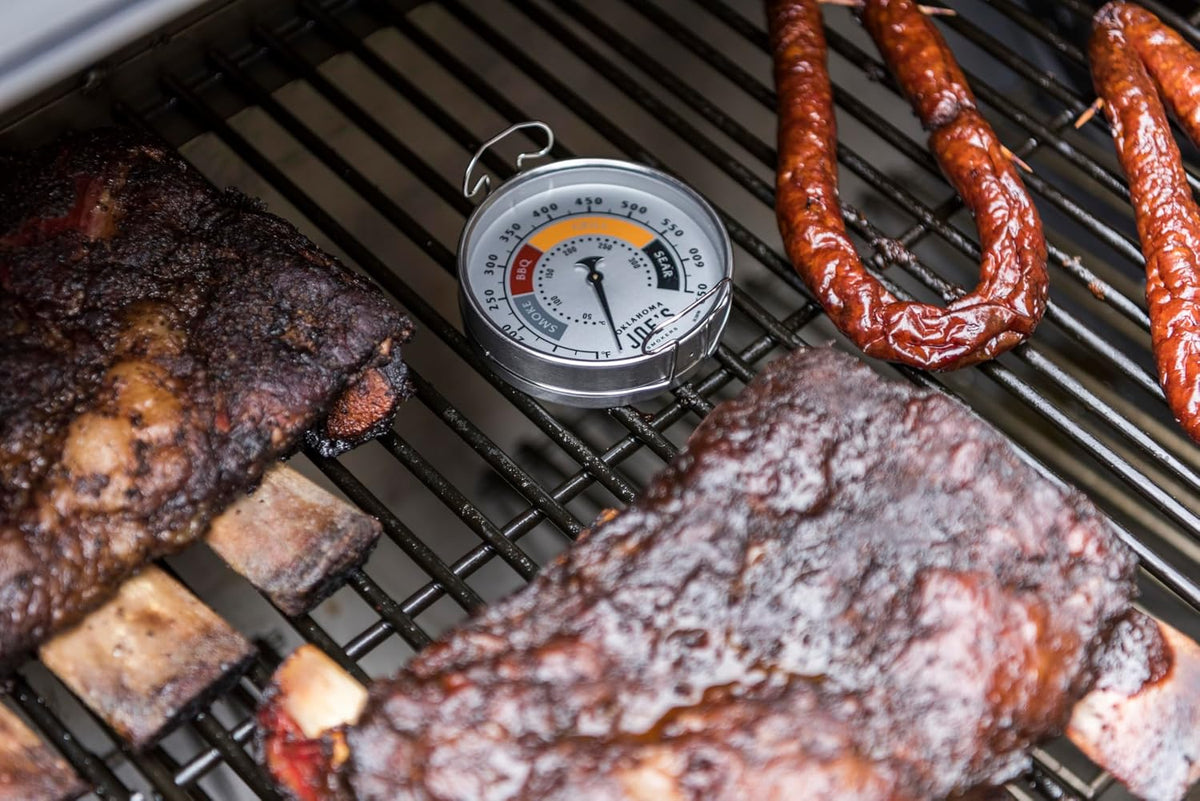 Oklahoma Joe’s Surface Temperature Gauges – 2‑Pack Grill & Smoker Thermometers