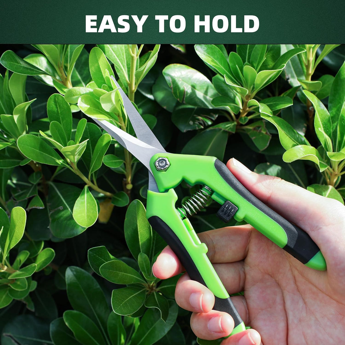 EWPJDK 3 Pack Garden Pruning Shears Scissors Clippers Stainless Steel
