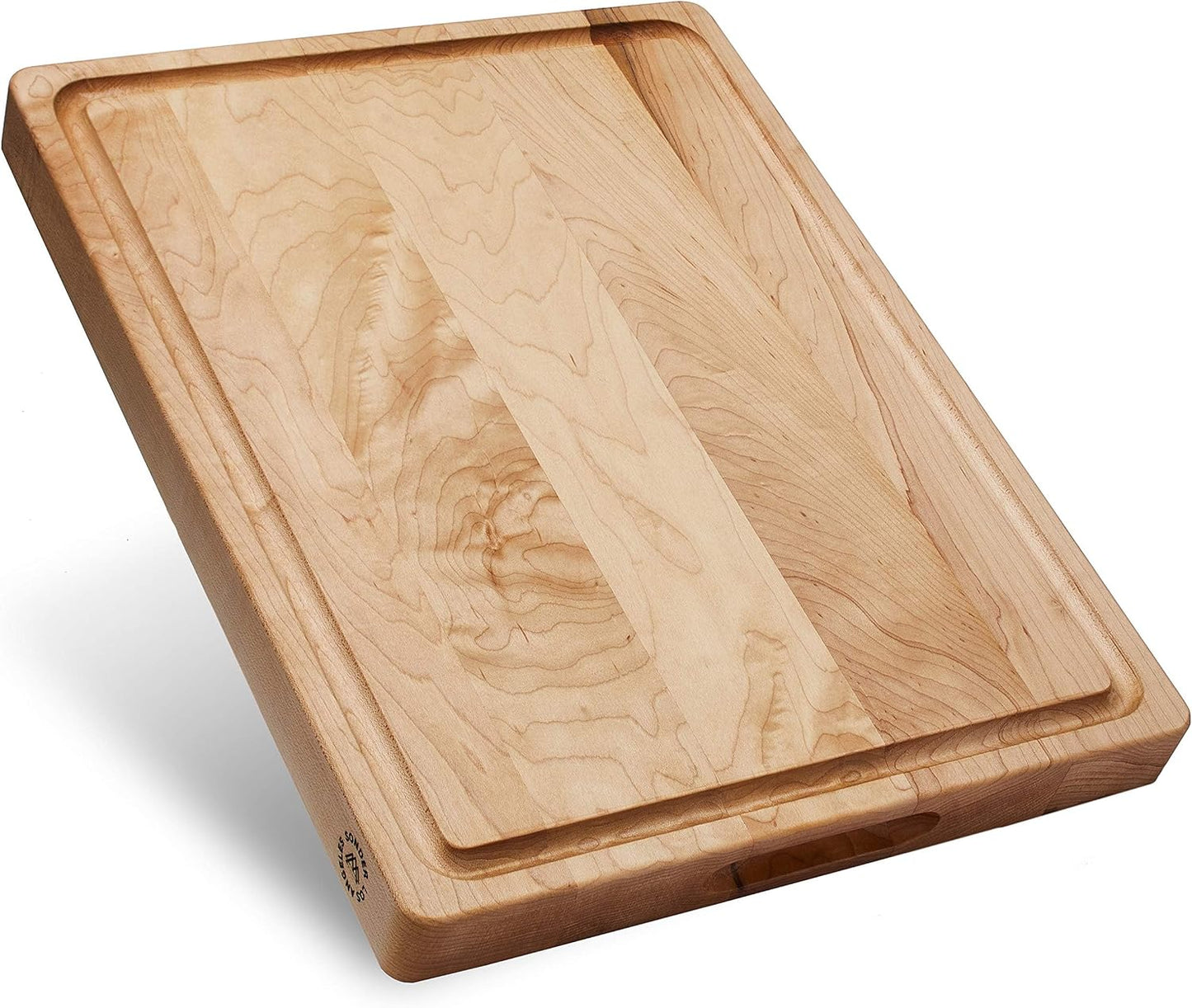 Sonder Los Angeles Doheny Wood Cutting Board Set | Acacia Edge Grain Cutting Board for Kitchen with Juice Groove | Perfect for Compact Daily Use | Gift Box Included | 14x10x1 in & 12x8x1 in