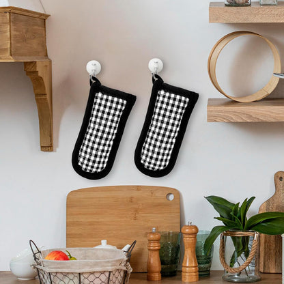 2PCS Hot Handle Covers Cast Iron Skillet Handle Covers Heat Resistant Hot Handle Holders Non-Slip Machine Washable Handle Mitts for Kitchen Baking Cooking BBQ Cookwares, Chili