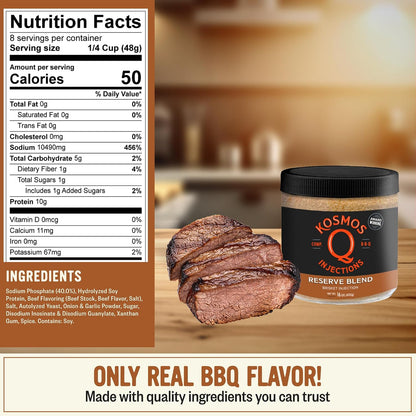 Kosmos Q Original BBQ Pork Injection, Meat Marinade, 16 Oz