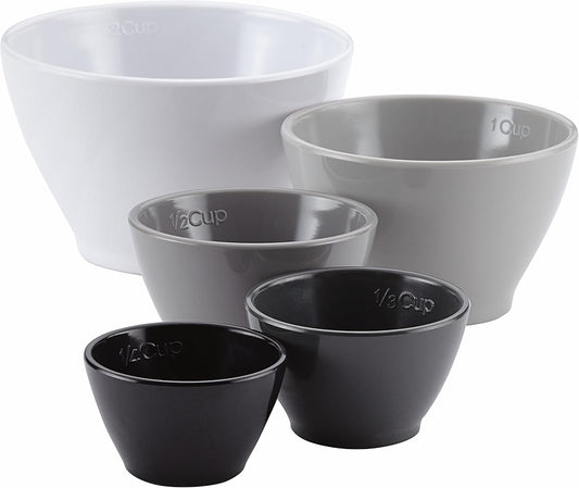 Rachael Ray Tools and Gadgets Nesting/Stackable Measuring Cups Set, 6 Piece - Assorted Colors
