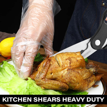 Kitchen Shears with Magnetic Holder Heavy Duty Magnetic Scissors for Fridge