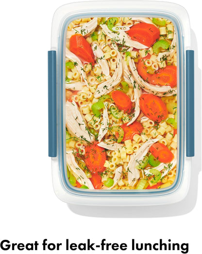 OXO Good Grips Prep & Go Snack & Dip Container, Snack Fuss-Free on the Move, Leakproof Reusable Small Meal Food Storage and Lid, Food Containers with Lids, Snack Organizer, 1.6 Cups/0.4 L